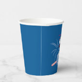 Snoopy van de vliegende luis op ijsPop Papieren Bekers (Rechts)