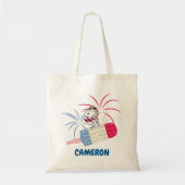 Snoopy van de vliegende luis op ijsPop Tote Bag (Voorkant)