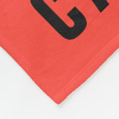 Snoopy Varsity Sport Baseball | Jouw namen toevoeg Fleece Deken (Hoek)