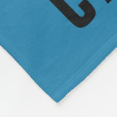 Snoopy Varsity Sport | Jouw namen toevoegen Fleece Deken (Hoek)