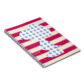 Snoopy Vintage Stars & Stripes Notitieboek (Rechterzijde)