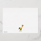 Snoopy & Vrienden Kerstmis Familie Foto Folie Feestdagenkaart (Achterkant)