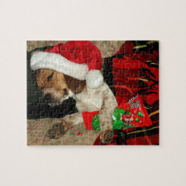 Snoopy wacht op Kerstmis Puzzle Legpuzzel
