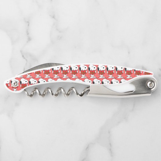 Snoopy Waiter's Corkscrew Kurkentrekker (Achterkant)