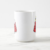 Snoopy Winter in Puffer Coat Coffee Mug Koffiemok (Center)