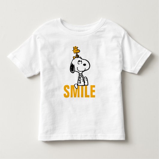 Snoopy & Woodstock - Alle glimlach Kinder Shirts (Voorkant)