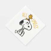 Snoopy & Woodstock - Alle glimlach Servet (Hoek)