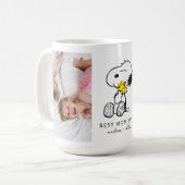 Snoopy & Woodstock | Beste mam ooit - Foto Koffiemok (Voorkant links)