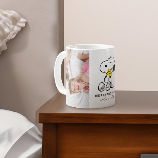 Snoopy & Woodstock | Beste opa - Foto Koffiemok