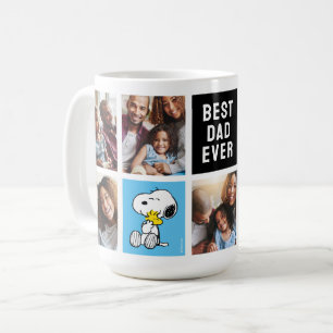 Snoopy & Woodstock   Beste papa ooit Collage Koffiemok