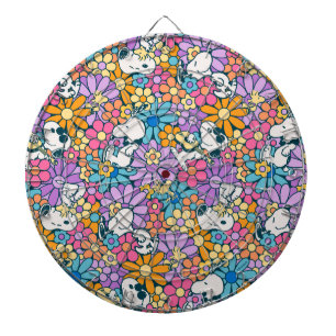 Snoopy & Woodstock Bloempatroon Dartbord