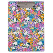 Snoopy & Woodstock Bloempatroon Klembord (Voorkant)