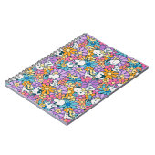 Snoopy & Woodstock Bloempatroon Notitieboek (Linkerzijde)