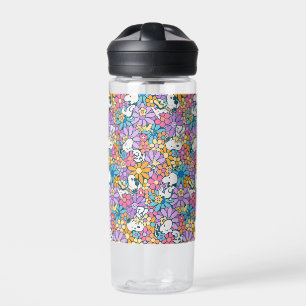Snoopy & Woodstock Bloempatroon Waterfles