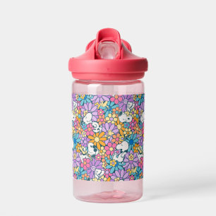 Snoopy & Woodstock Bloempatroon Waterfles