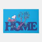 Snoopy & Woodstock Cozy Nesting Deurmat (Voorkant)