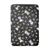 Snoopy & Woodstock Fun & Flowers Badmat (Voorkant Verticaal)