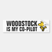 Snoopy & Woodstock Fun & Flowers Bumpersticker (Voorkant)