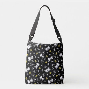 Snoopy & Woodstock Fun & Flowers Crossbody Tas