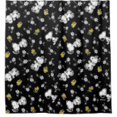 Snoopy & Woodstock Fun & Flowers Douchegordijn (Voorkant)