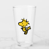 Snoopy & Woodstock Fun & Flowers Glas (Voorkant)