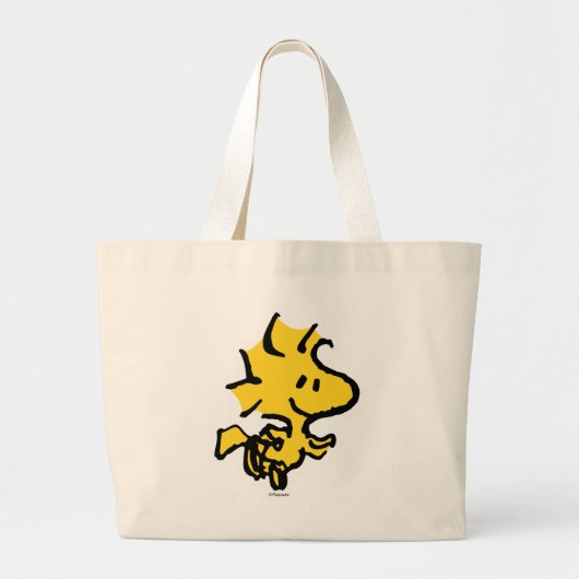 Snoopy & Woodstock Fun & Flowers Grote Tote Bag (Voorkant)