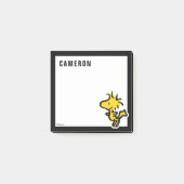 Snoopy & Woodstock Fun & Flowers | Jouw namen toev Post-it® Notes (Voorkant)