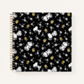Snoopy & Woodstock Fun & Flowers Notitieboek (Voorkant)
