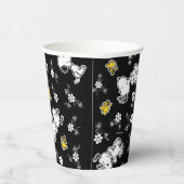 Snoopy & Woodstock Fun & Flowers Papieren Bekers (Rechts)