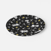 Snoopy & Woodstock Fun & Flowers Papieren Bordje (Gekanteld)