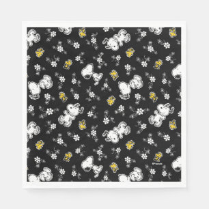 Snoopy & Woodstock Fun & Flowers Servet