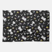 Snoopy & Woodstock Fun & Flowers Theedoek (Horizontaal)