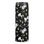 Snoopy & Woodstock Fun & Flowers Thermosbeker (Achterkant)