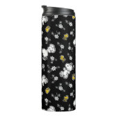 Snoopy & Woodstock Fun & Flowers Thermosbeker (Geroteerd rechts)