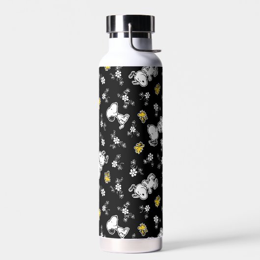 Snoopy & Woodstock Fun & Flowers Waterfles (Links)