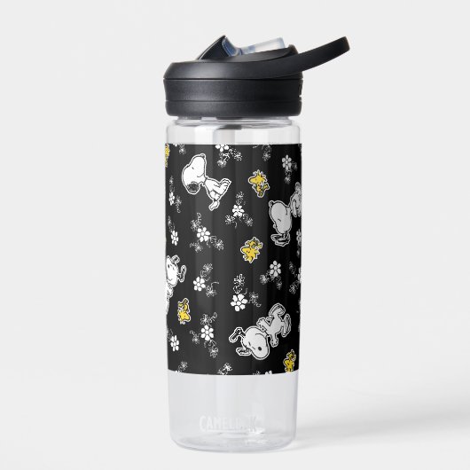Snoopy & Woodstock Fun & Flowers Waterfles (Links)