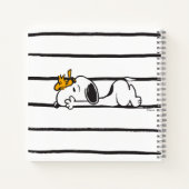 Snoopy & Woodstock | Giggle Laugh met glimlach Notitieboek (Achterkant)