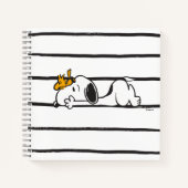 Snoopy & Woodstock | Giggle Laugh met glimlach Notitieboek (Voorkant)
