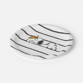 Snoopy & Woodstock | Giggle Laugh met glimlach Papieren Bordje (Gekanteld)