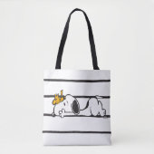 Snoopy & Woodstock | Giggle Laugh met glimlach Tote Bag (Voorkant)