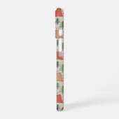 Snoopy & Woodstock Go Camping Pattern iPhone 16 Hoesje (Linkerkant)