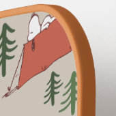 Snoopy & Woodstock Go Camping Pattern Pickleball Paddle (Links Detail)