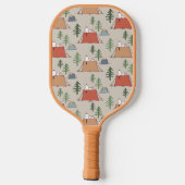 Snoopy & Woodstock Go Camping Pattern Pickleball Paddle (Achterkant)