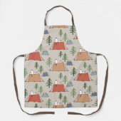 Snoopy & Woodstock Go Camping Pattern Schort (Voorkant)