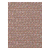 Snoopy & Woodstock Groovy Vibes Paarse Patroon Tafelkleed (Voorkant)