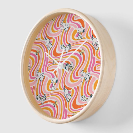 Snoopy & Woodstock Groovy Vibes Sinaasappel Patter (Hoek)