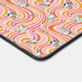 Snoopy & Woodstock Groovy Vibes Sinaasappel Patter Bureaumat (Hoek)