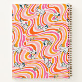 Snoopy & Woodstock Groovy Vibes Sinaasappel Patter Notitieboek (Achterkant)