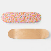 Snoopy & Woodstock Groovy Vibes Sinaasappel Patter Persoonlijk Skateboard (Horizontaal)