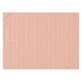 Snoopy & Woodstock Groovy Vibes Sinaasappel Patter Tafelkleed (Voorkant (Horizontaal))